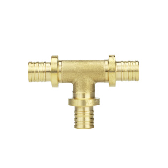 Тройник латунный Varmega Slide-fit, равносторонний 32